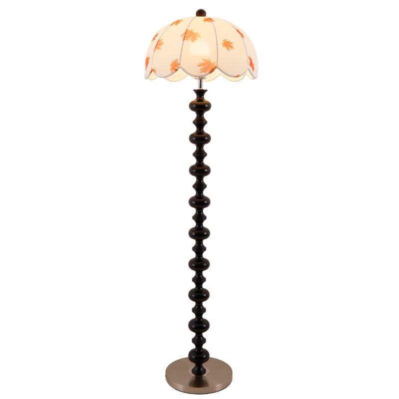 Autumn Wood Fabric Elegant Floor Lamp - Letslighting