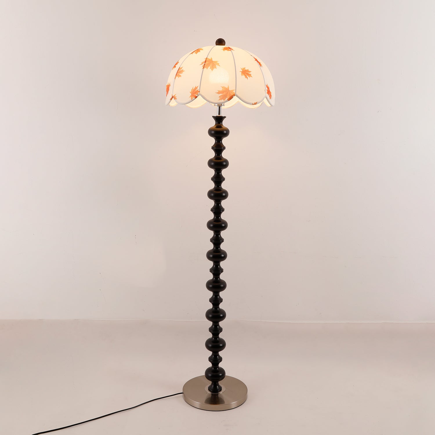Autumn Wood Fabric Elegant Floor Lamp - Letslighting