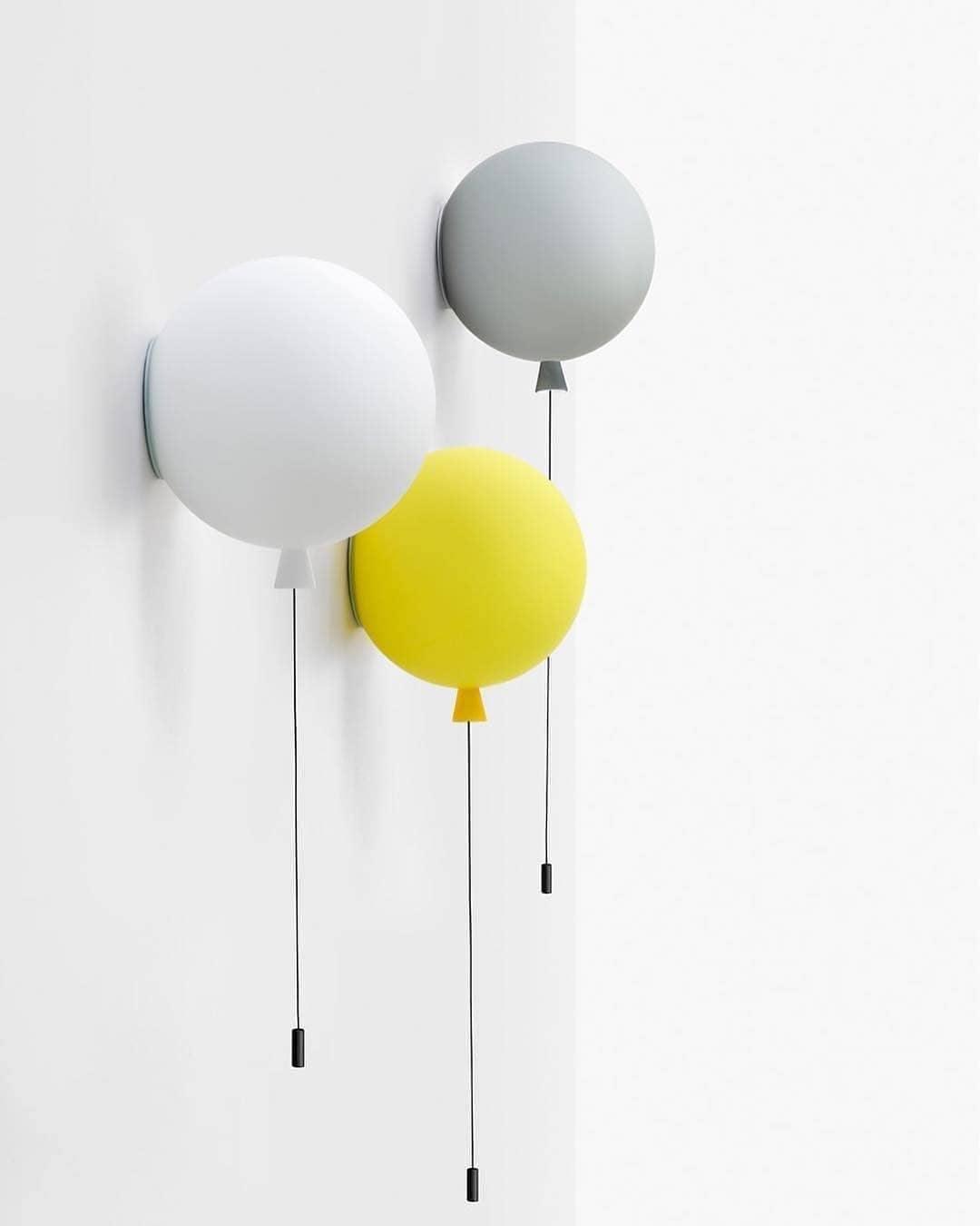 Cheerful Balloon Dream Plastic Wall Light - Letslighting