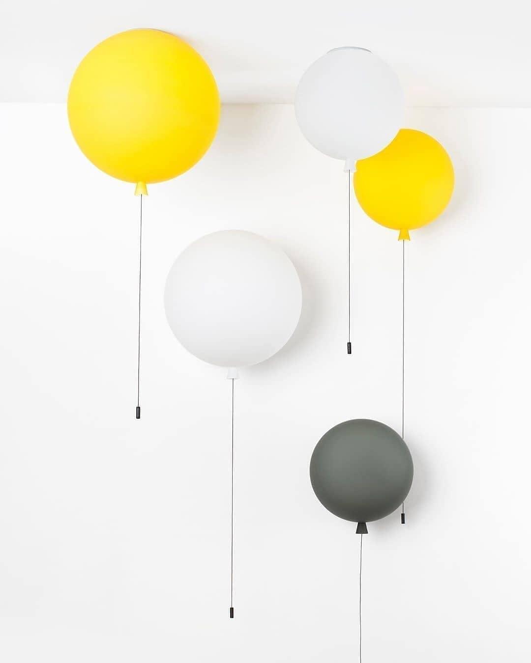 Cheerful Balloon Dream Plastic Wall Light - Letslighting