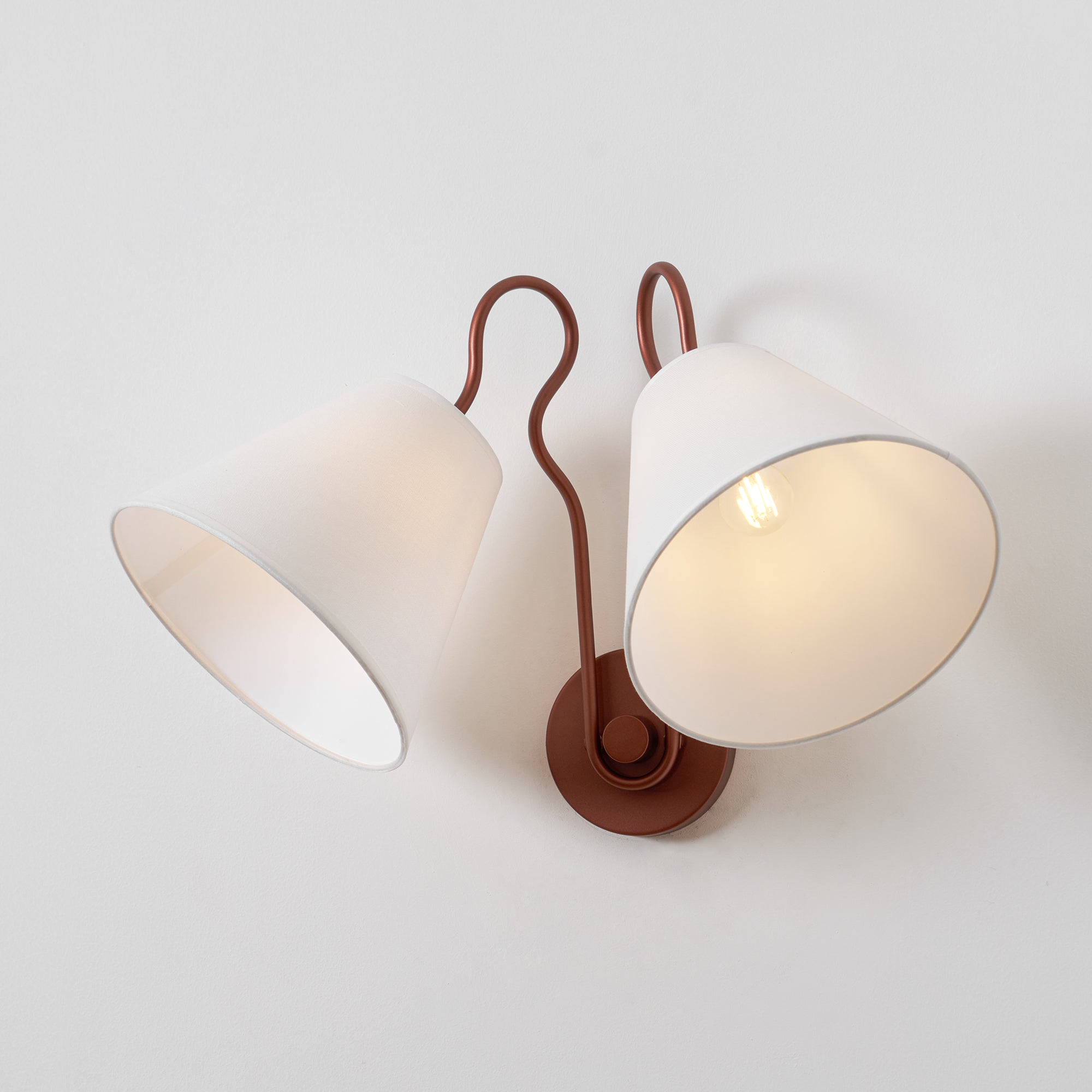 Elthayra Vintage Industrial Fabric Wall Lamp - Letslighting