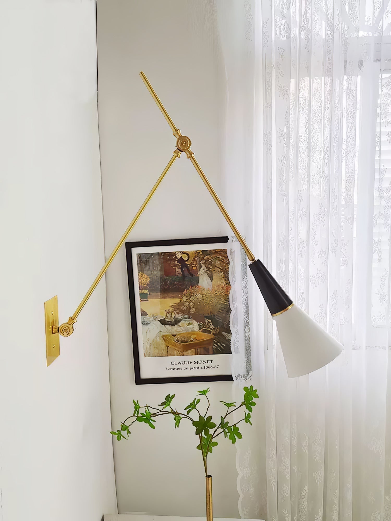 Lindsay Vintage Industrial Glass Wall Lamp - Letslighting