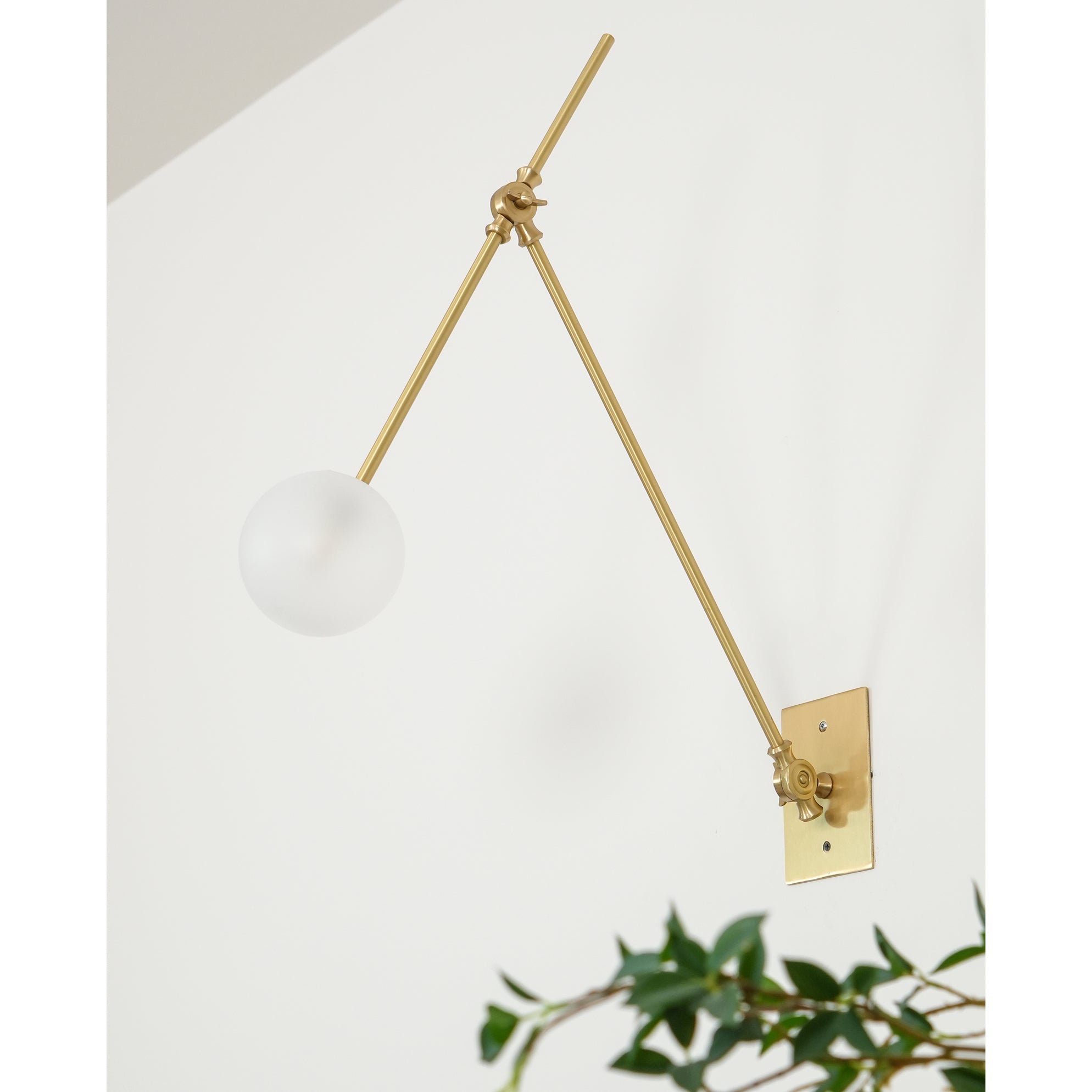 Ersila Modern Minimalist Brass Wall Lamp - Letslighting