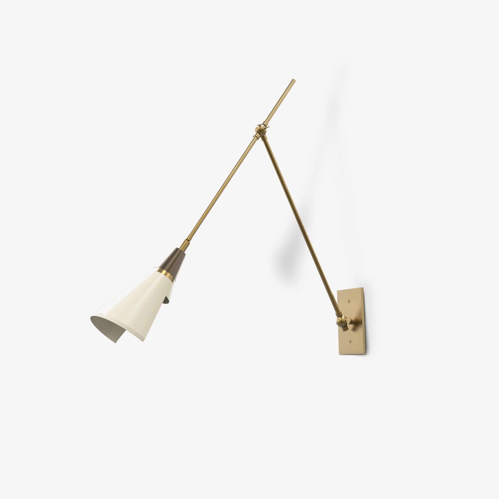 Ersila Modern Minimalist Brass Wall Lamp - Letslighting