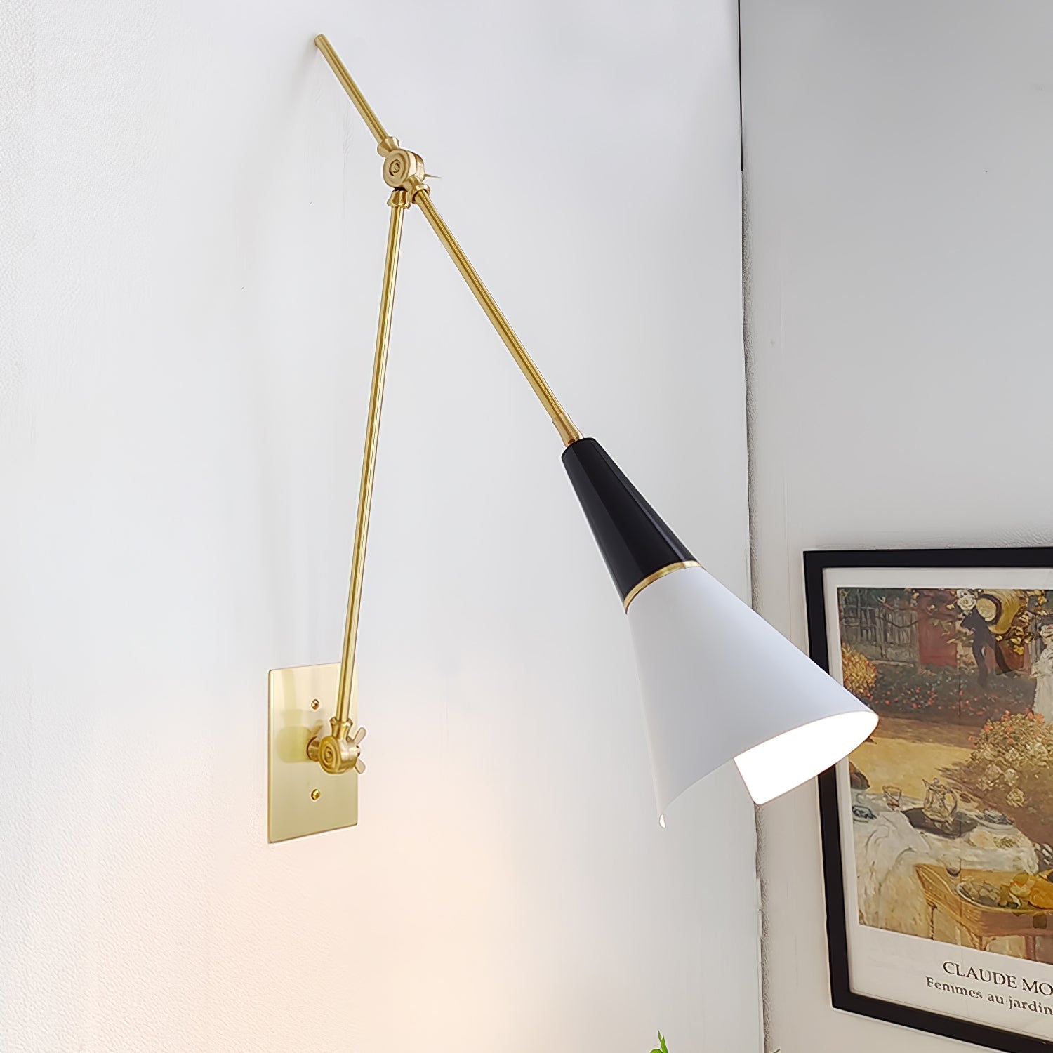 Ersila Modern Minimalist Brass Wall Lamp - Letslighting