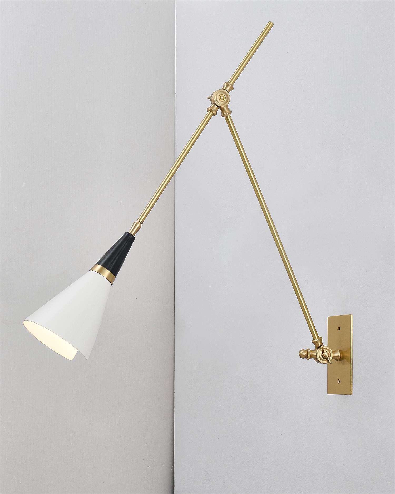 Lindsay Vintage Industrial Glass Wall Lamp - Letslighting