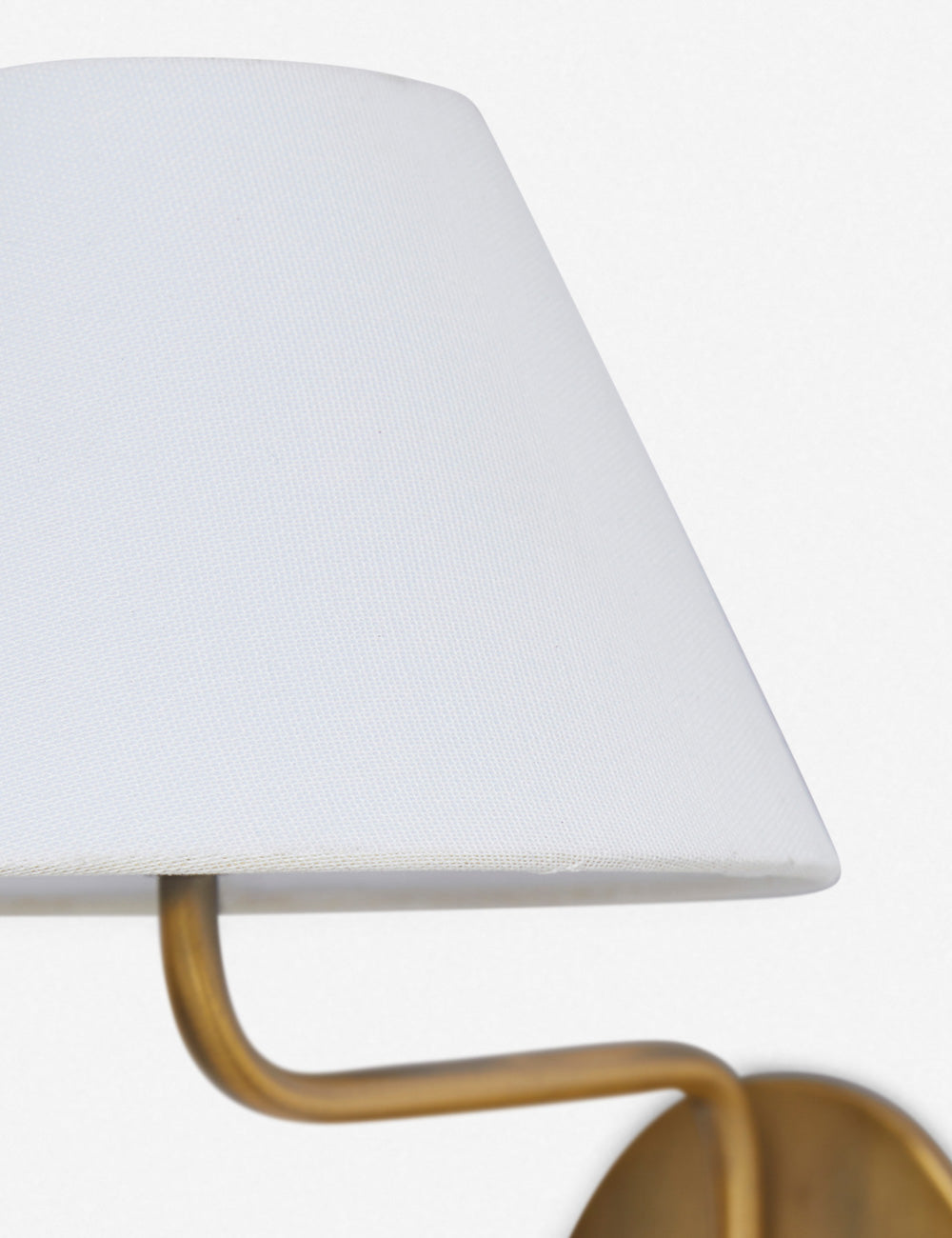 Myvele Elegance Vintage Plug-in Brass Fabric Wall Lamp - Letslighting