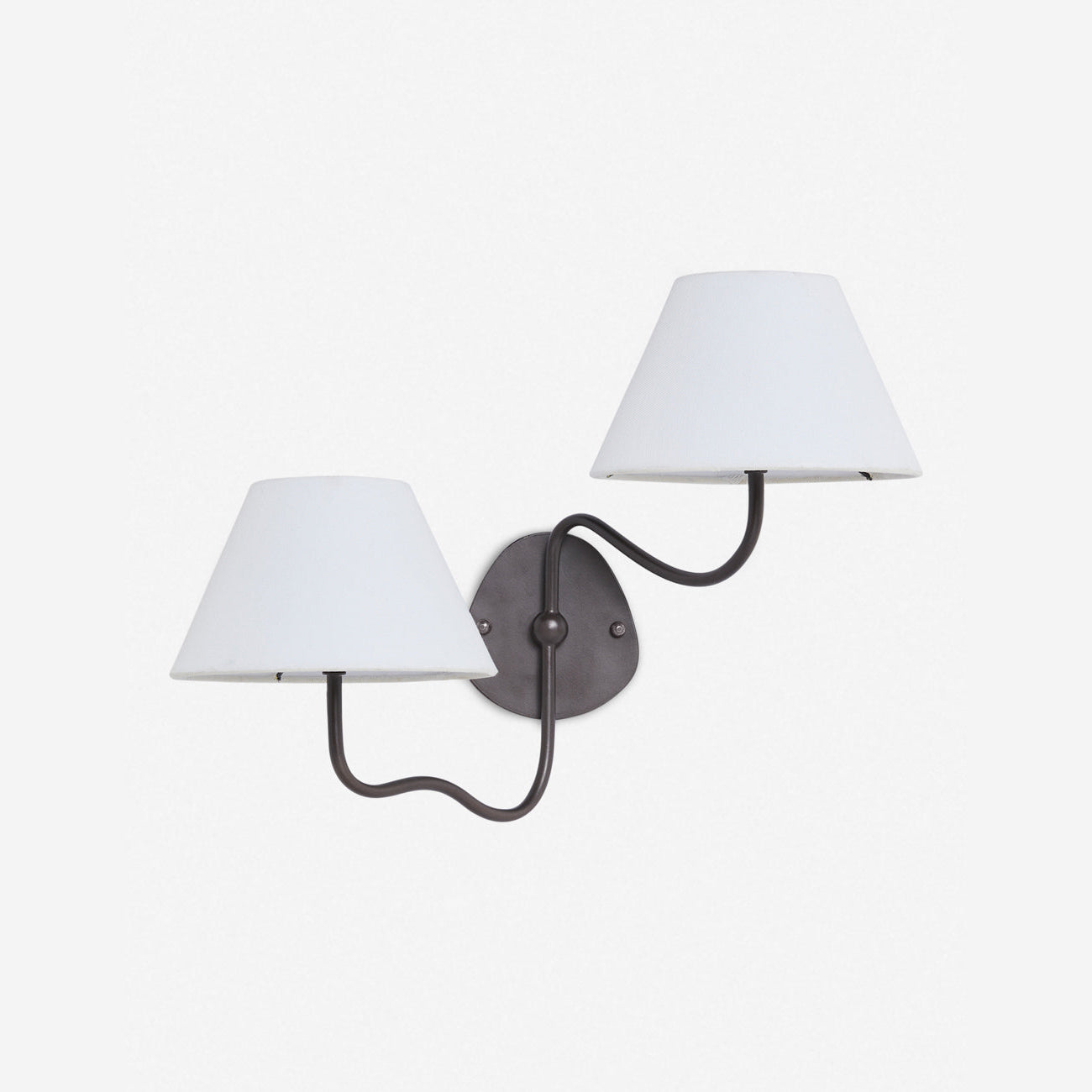 Evynor Vintage Industrial Brass Fabric Wall Lamp - Letslighting