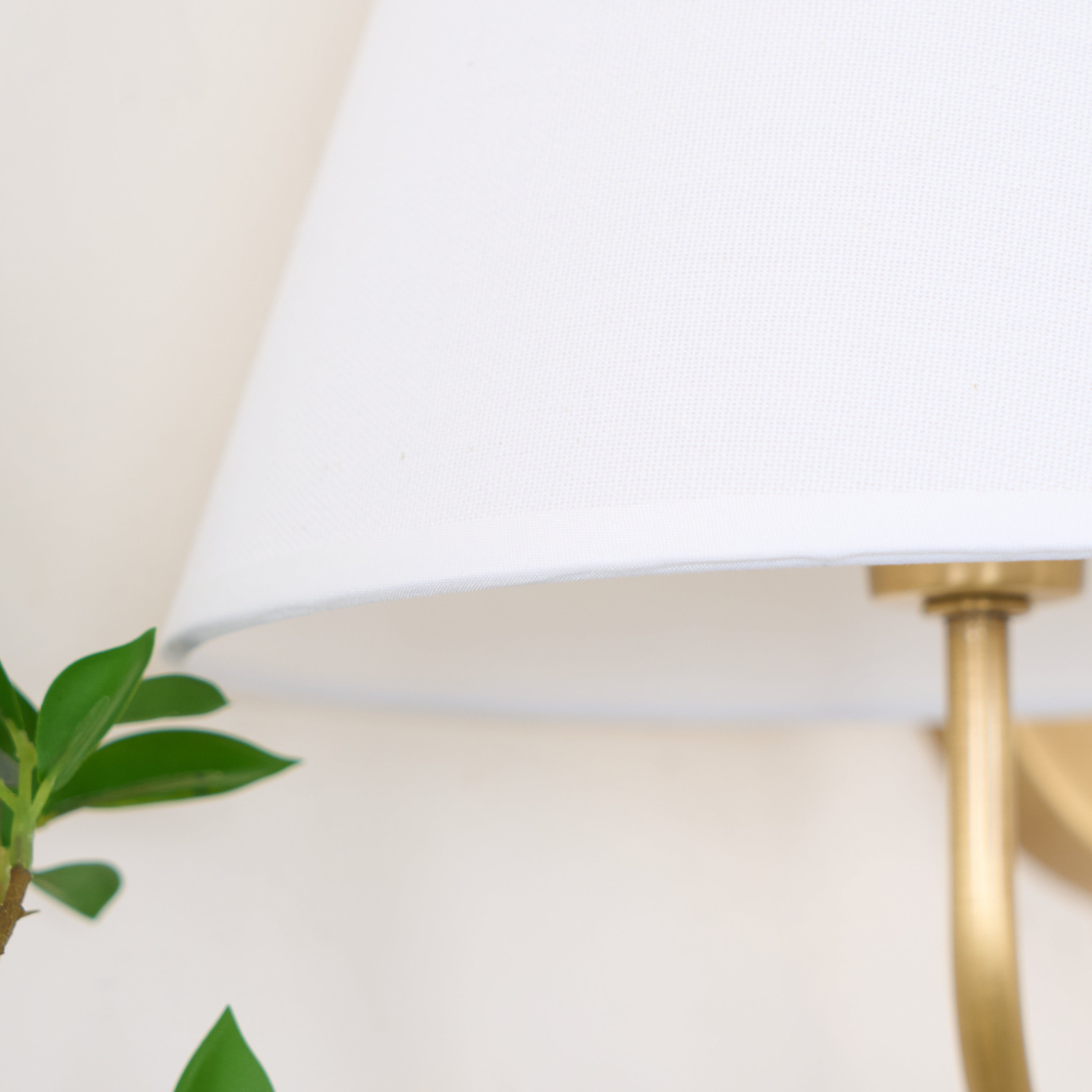 Evynor Vintage Industrial Brass Fabric Wall Lamp - Letslighting