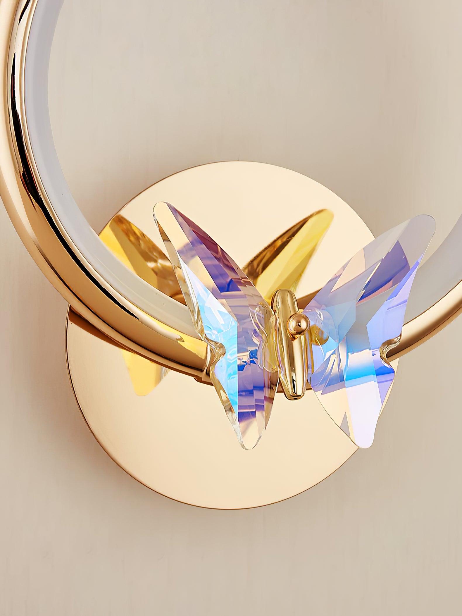 Ersoren Magic Butterfly Crystal Wall Light - Letslighting