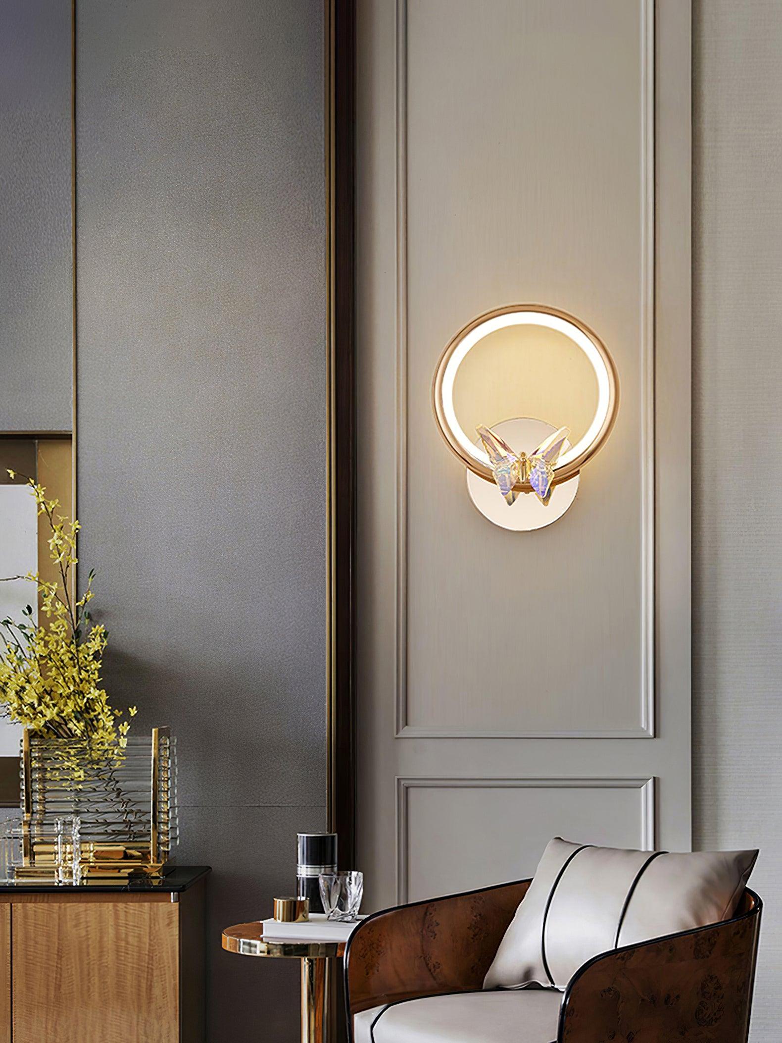 Ersoren Magic Butterfly Crystal Wall Light - Letslighting