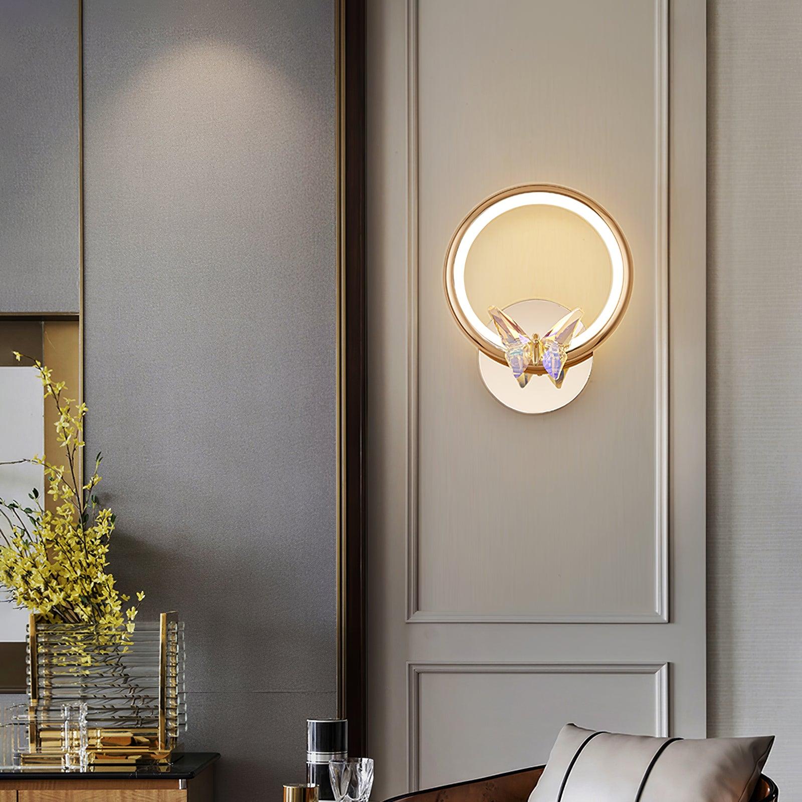 Ersoren Magic Butterfly Crystal Wall Light - Letslighting
