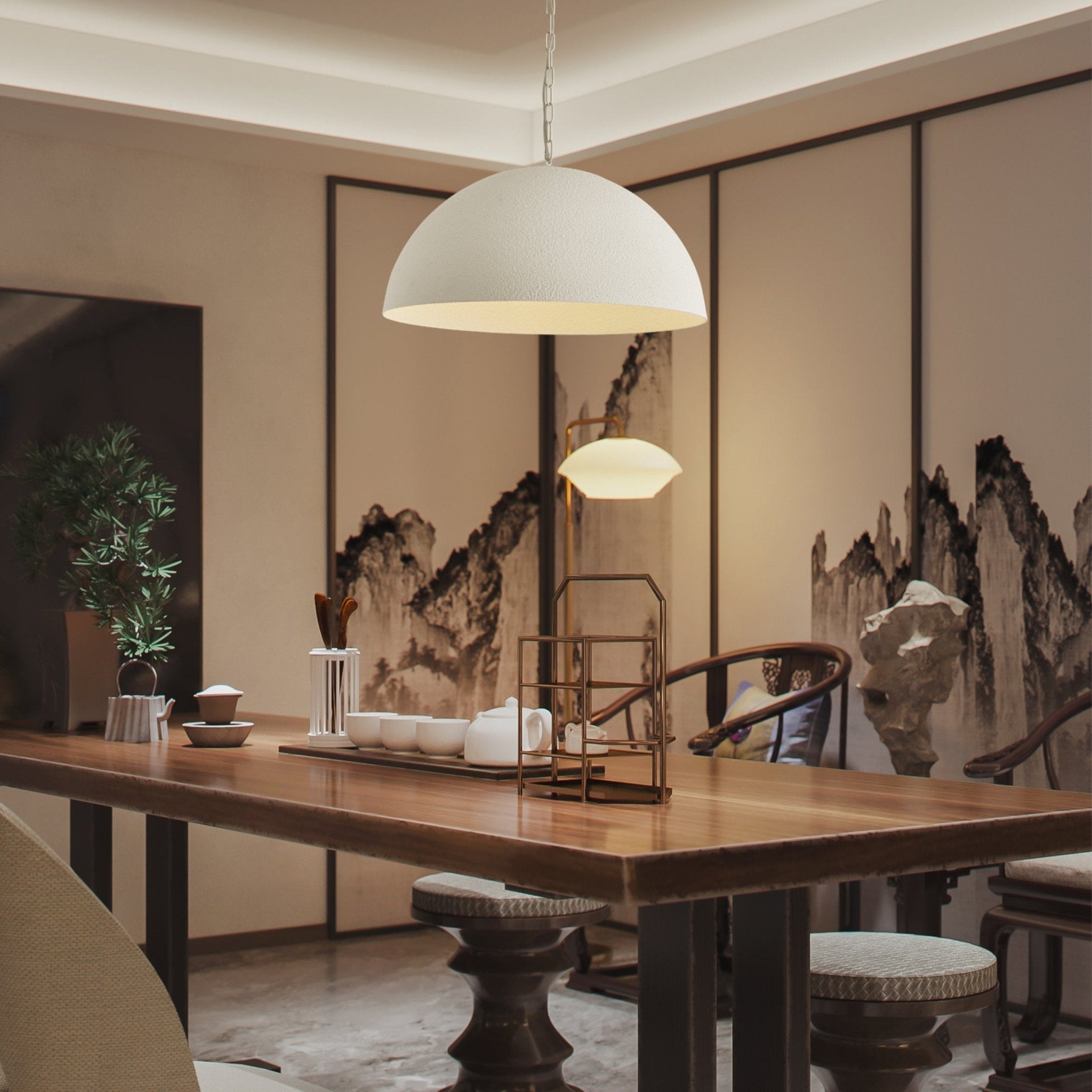 Evsola Modern Minimalist Dome Pendant Lamp - Letslighting