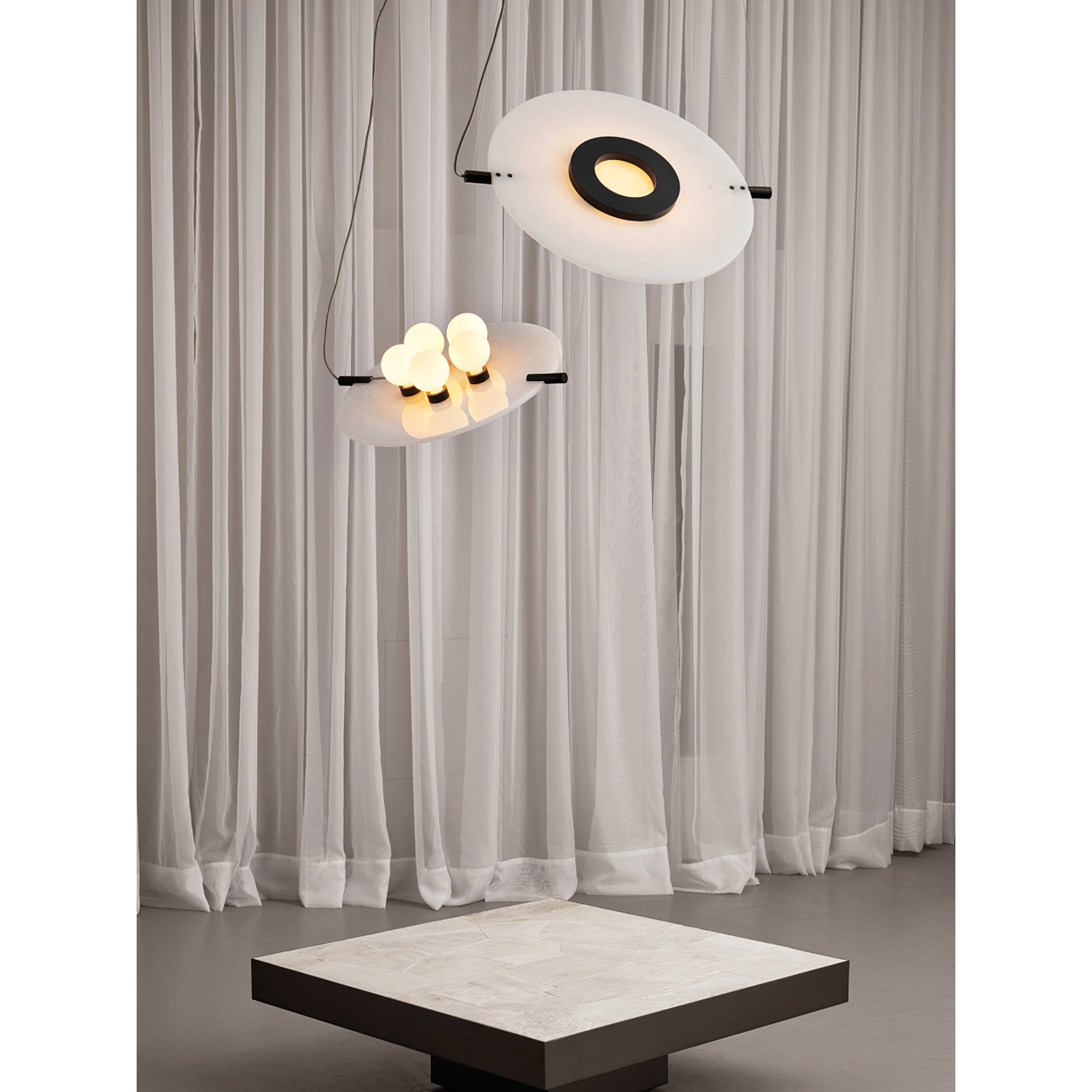 Vasila Postmodern Luxury Alabaster Pendant Lamp - Letslighting