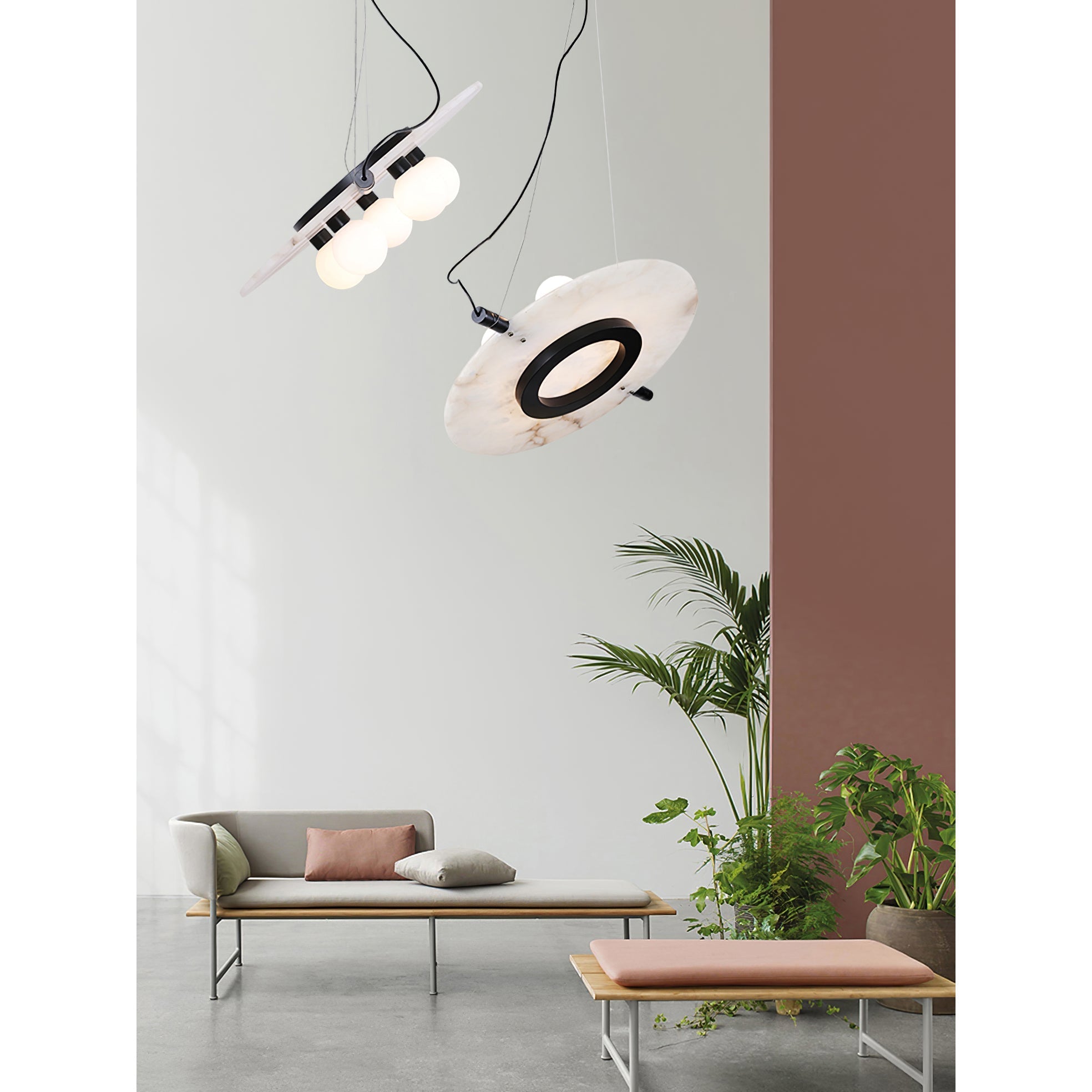 Vasila Postmodern Luxury Alabaster Pendant Lamp - Letslighting