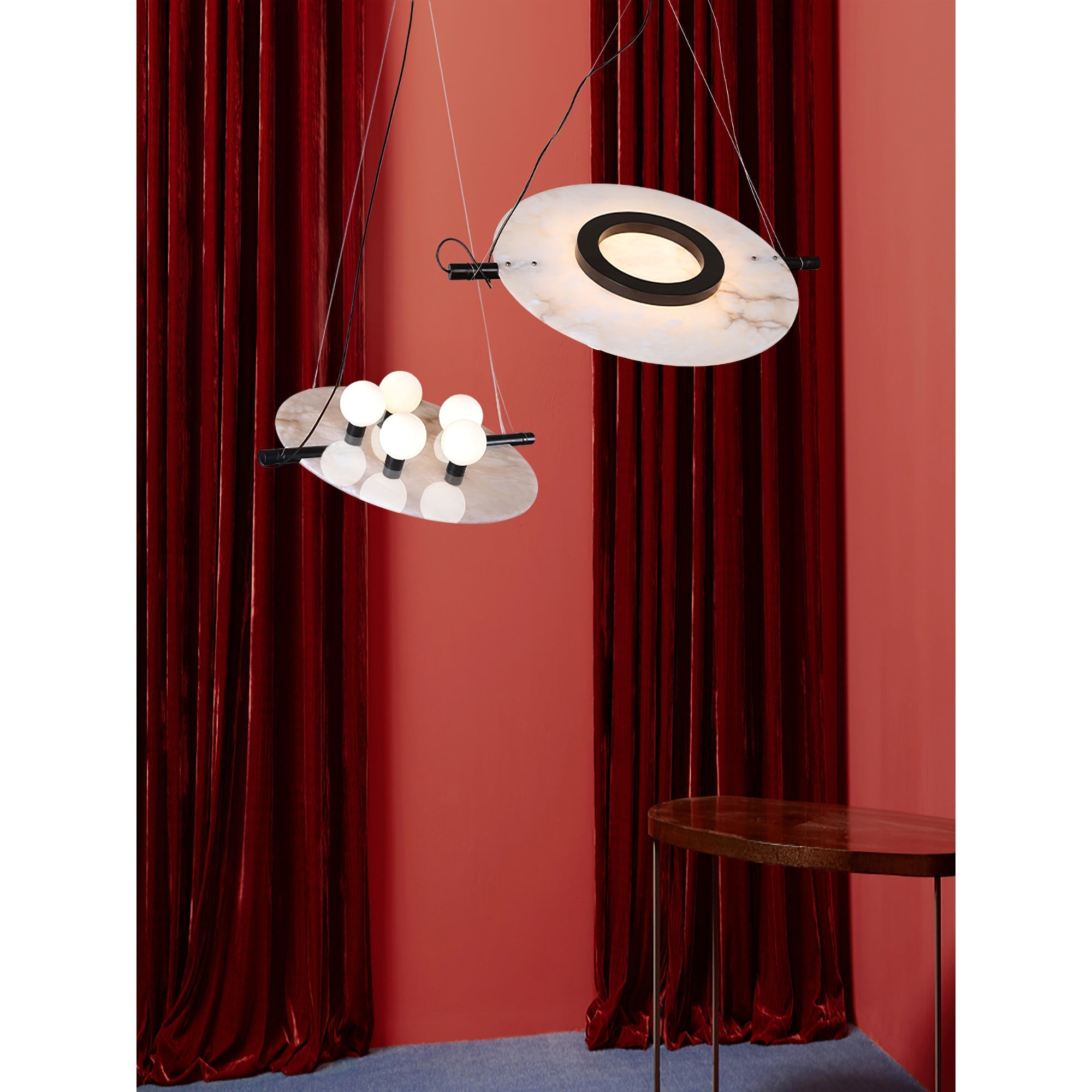 Vasila Postmodern Luxury Alabaster Pendant Lamp - Letslighting