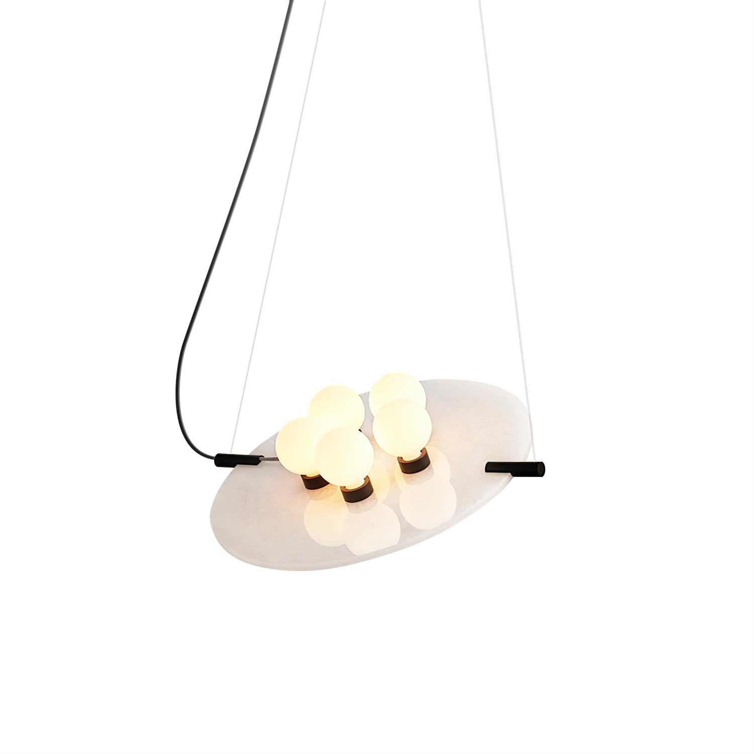 Vasila Postmodern Luxury Alabaster Pendant Lamp - Letslighting