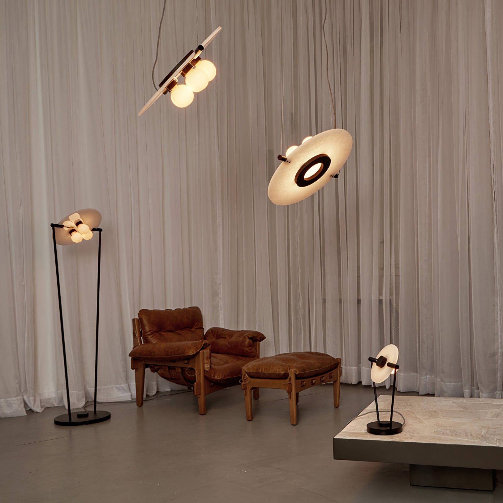 Vasila Postmodern Luxury Alabaster Pendant Lamp - Letslighting