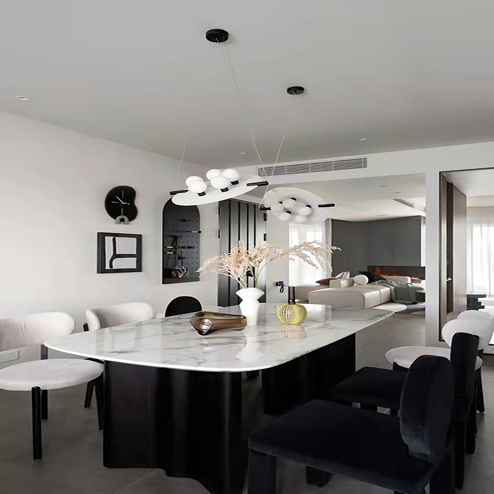 Vasila Postmodern Luxury Alabaster Pendant Lamp - Letslighting