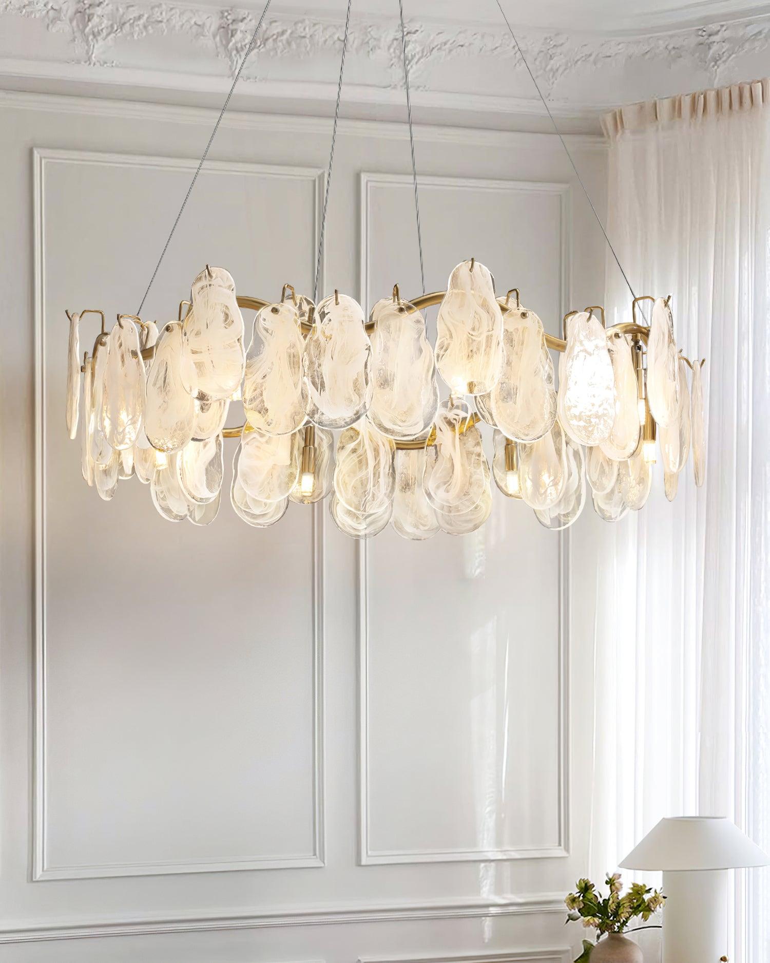 Lustra Chandelier Cloud Glass Panels - Letslighting