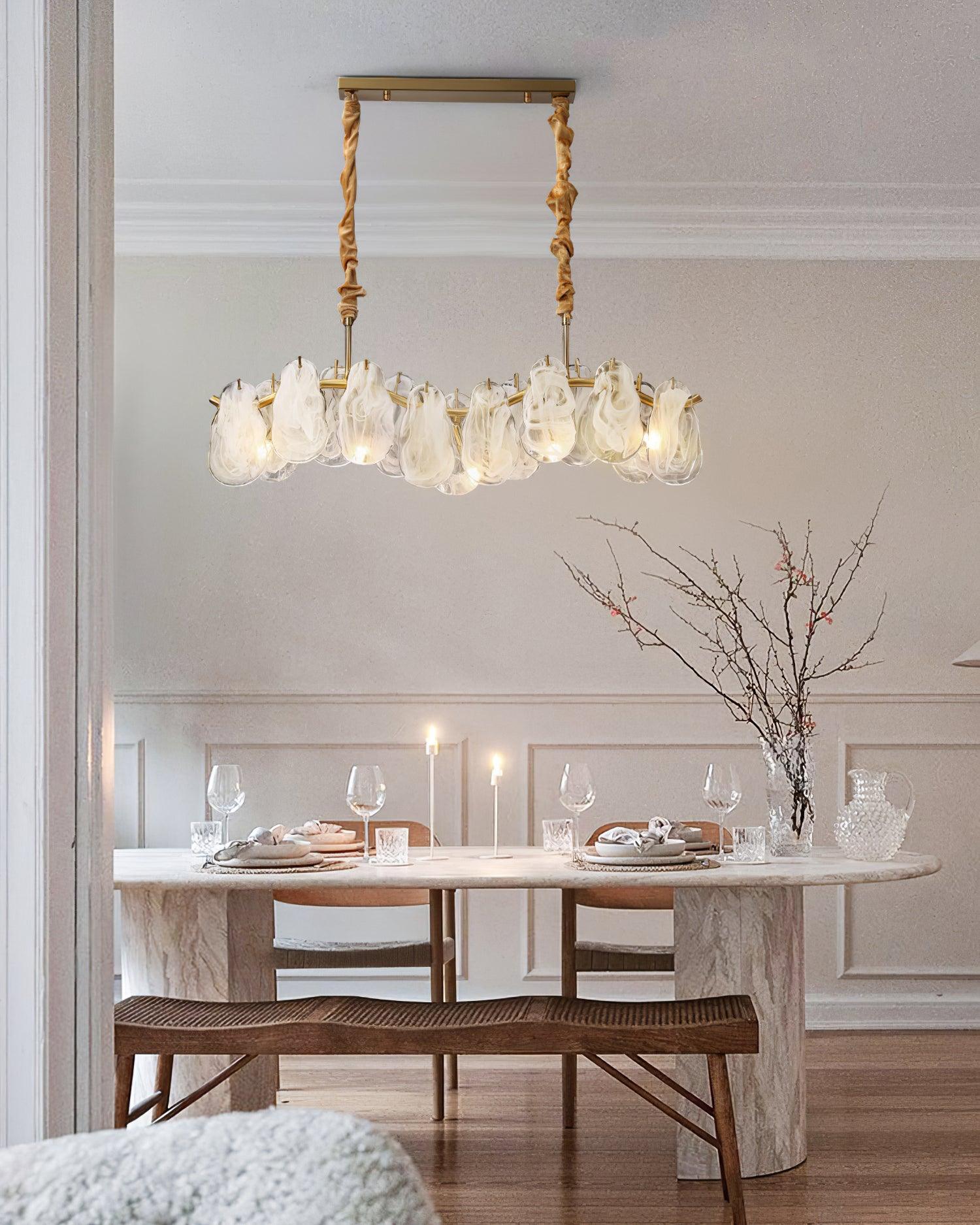Lustra Chandelier Cloud Glass Panels - Letslighting
