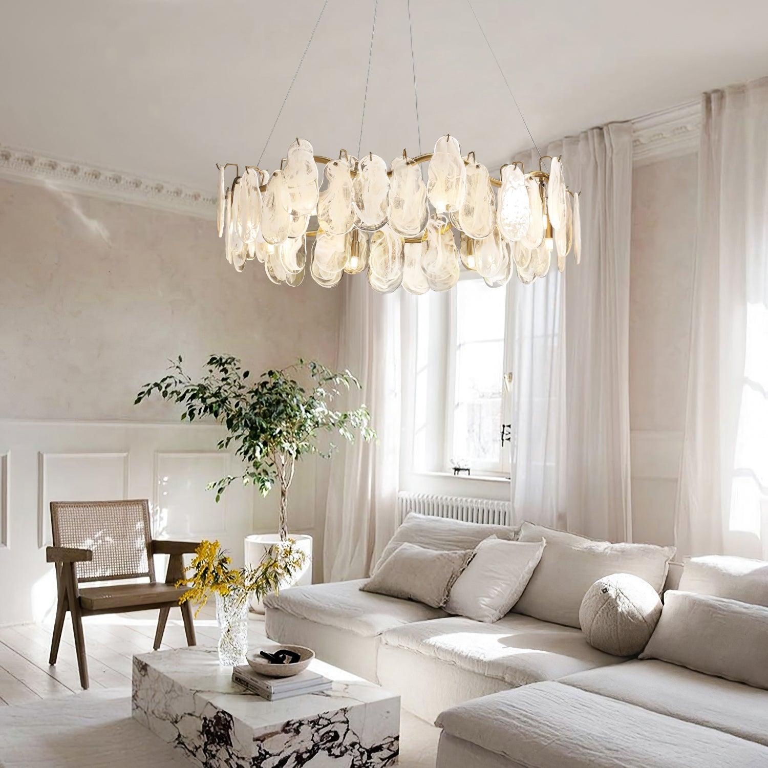 Lustra Chandelier Cloud Glass Panels - Letslighting