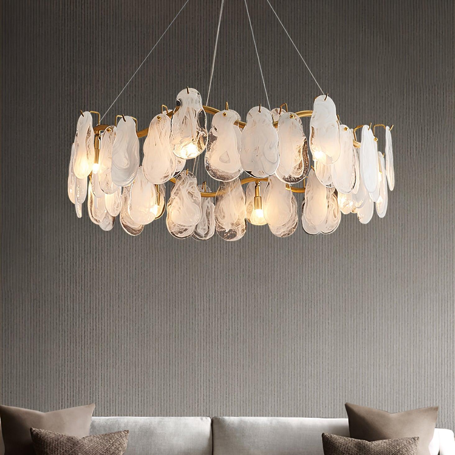 Lustra Chandelier Cloud Glass Panels - Letslighting