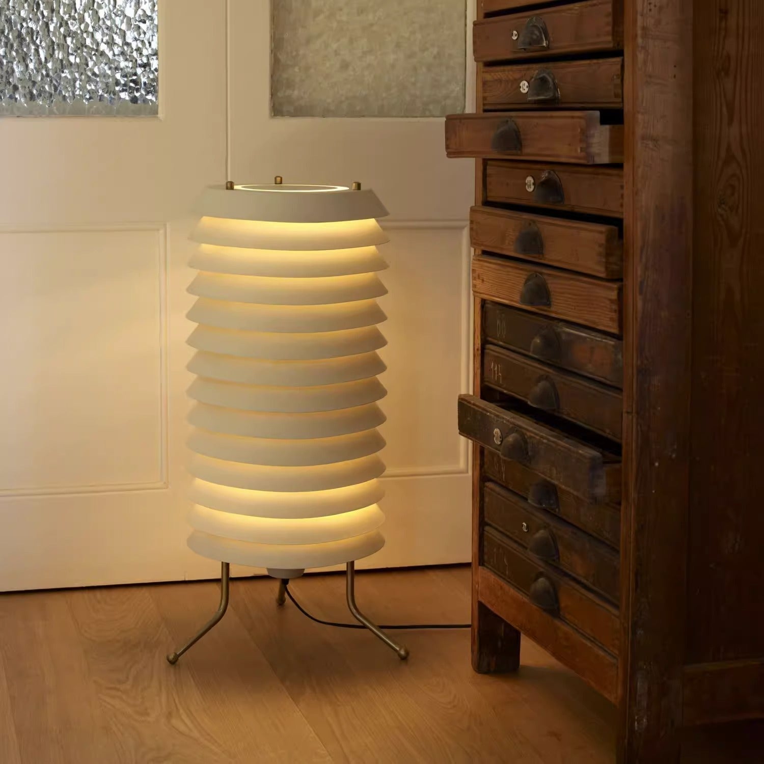 Kora Lattice Scandinavian Table Lamp - Letslighting