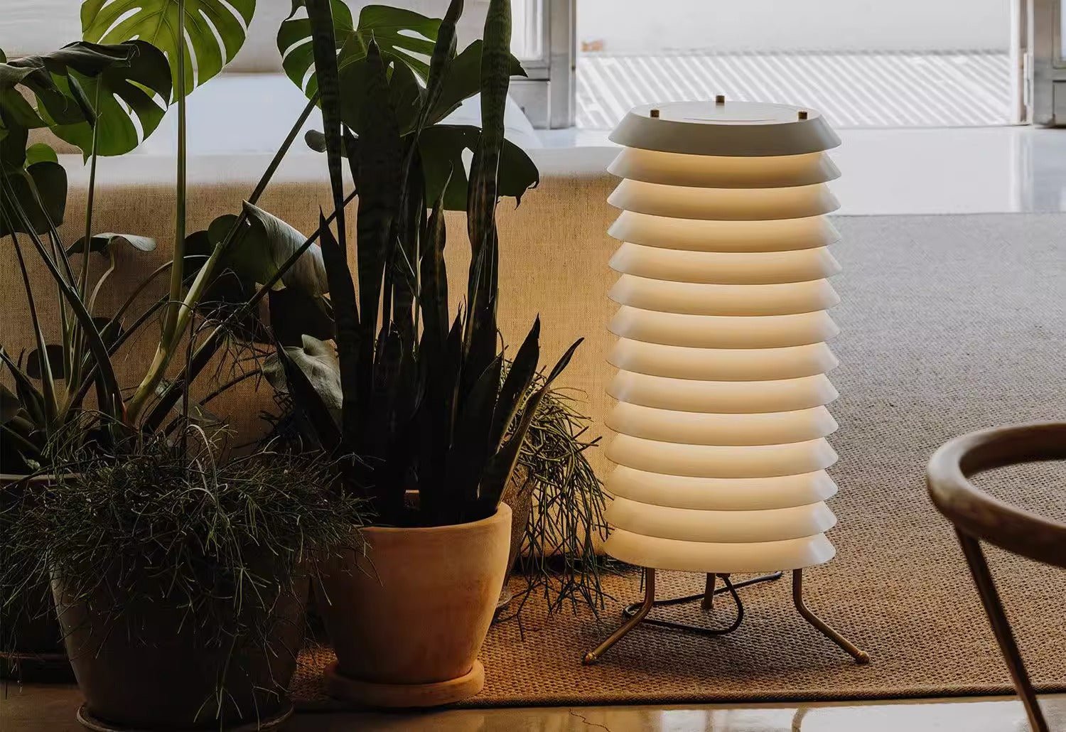 Kora Lattice Scandinavian Table Lamp - Letslighting