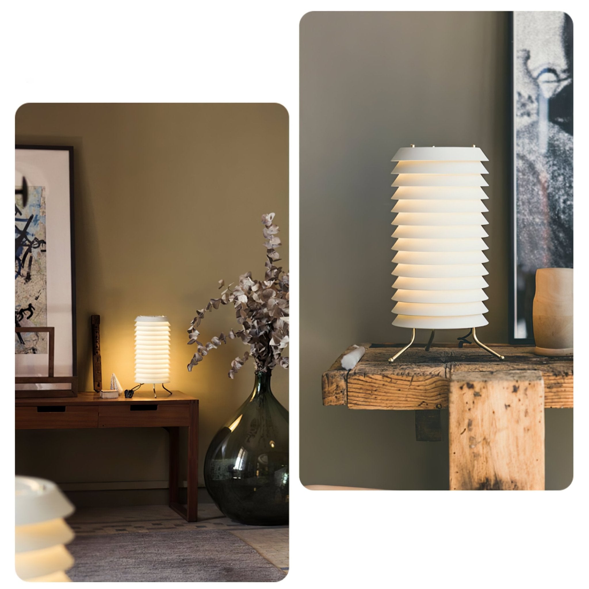 Kora Lattice Scandinavian Table Lamp - Letslighting