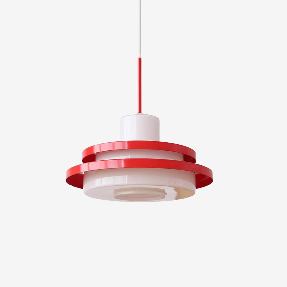Eviso Red and White Pendant Light - Letslighting