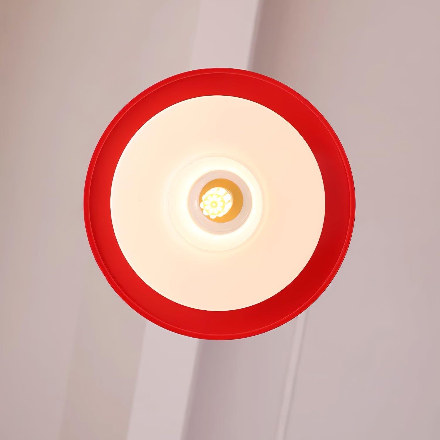 Eviso Red and White Pendant Light - Letslighting
