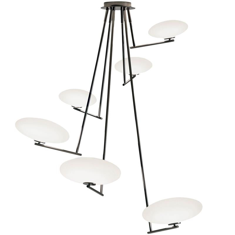 Umirarae Individual Creativity Brass Glass Ceiling Lamp - Letslighting