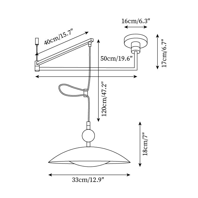 Jovik Adjustable Pendant Lamp - Letslighting