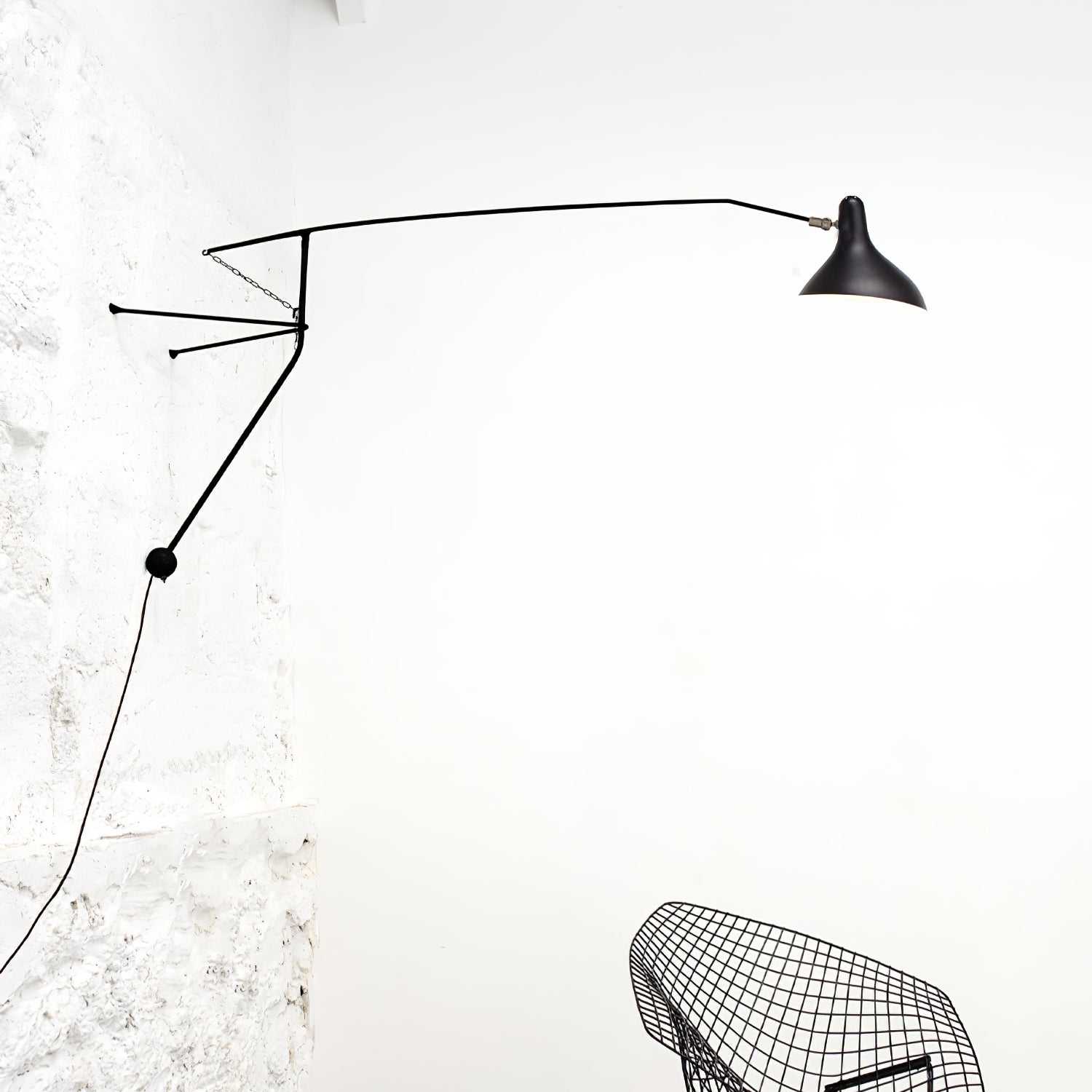 Ivsolarae Modern Minimalist Arm Wall Lamp - Letslighting