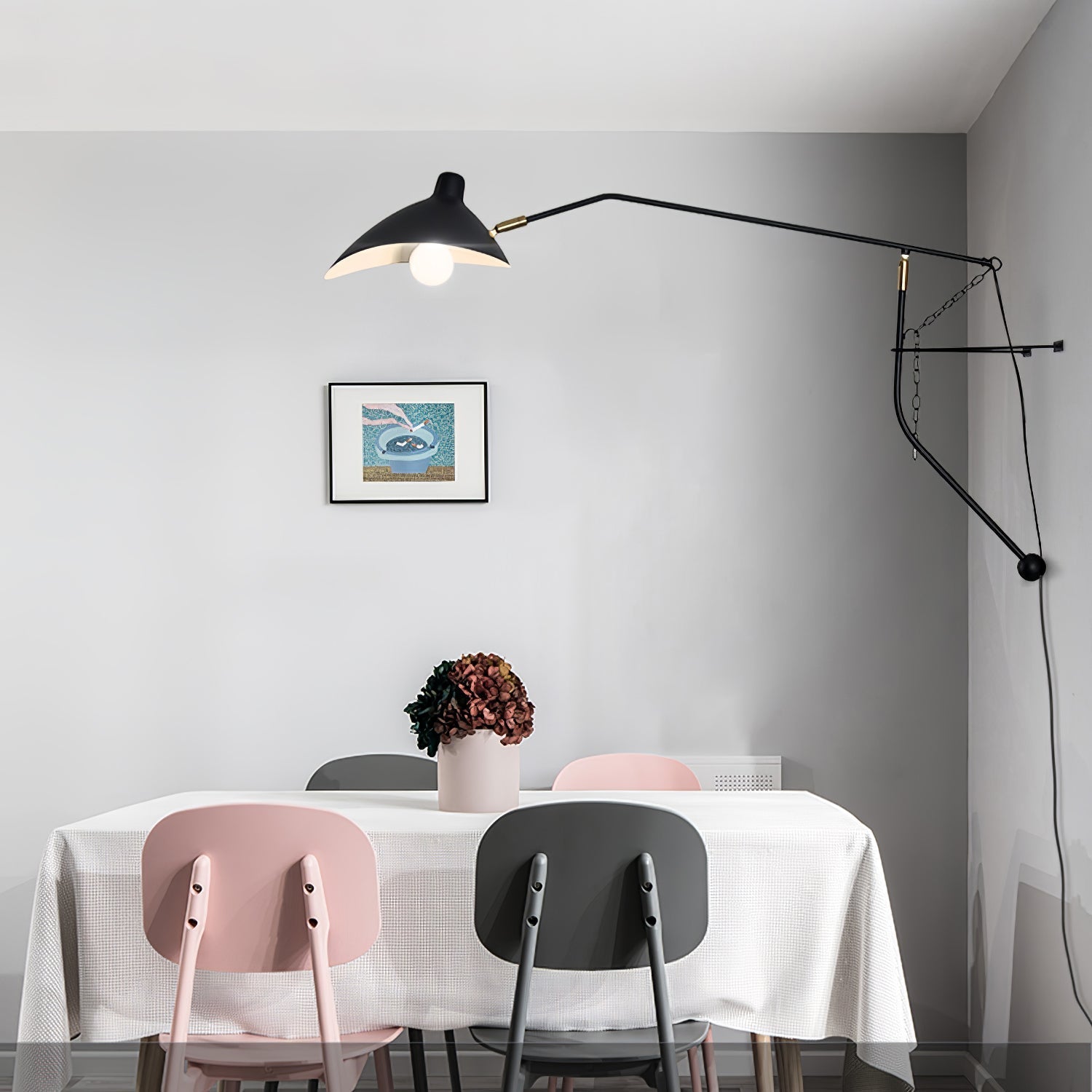 Ivsolarae Modern Minimalist Arm Wall Lamp - Letslighting