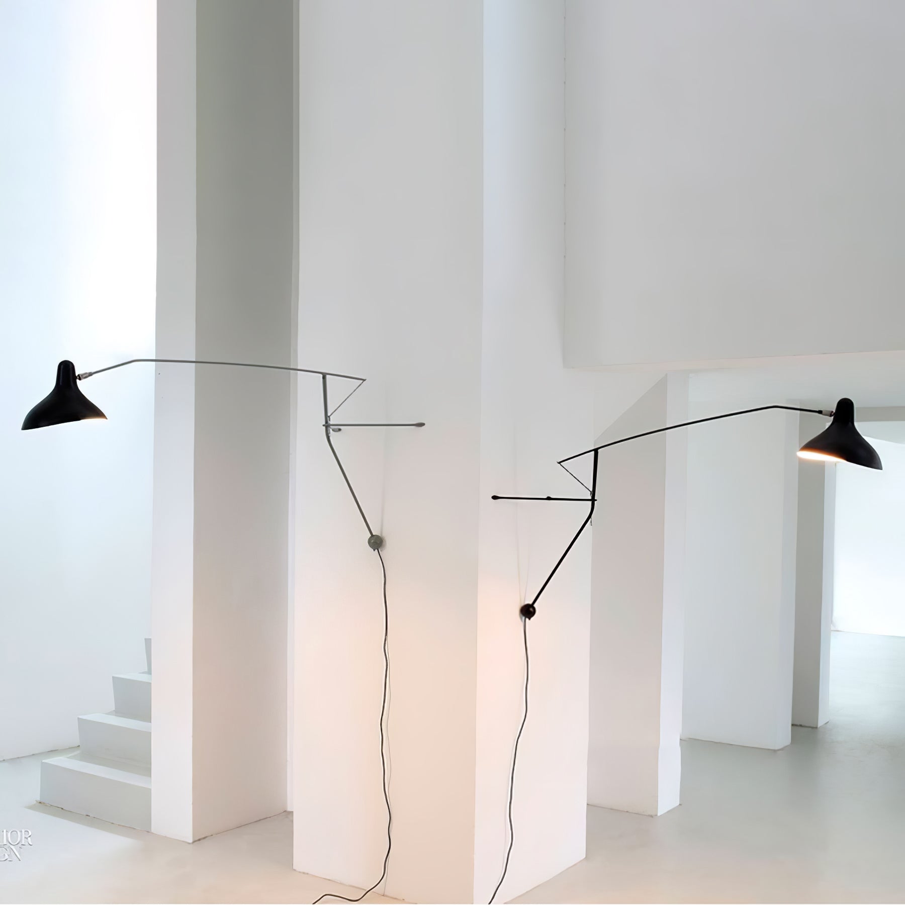 Ivsolarae Modern Minimalist Arm Wall Lamp - Letslighting