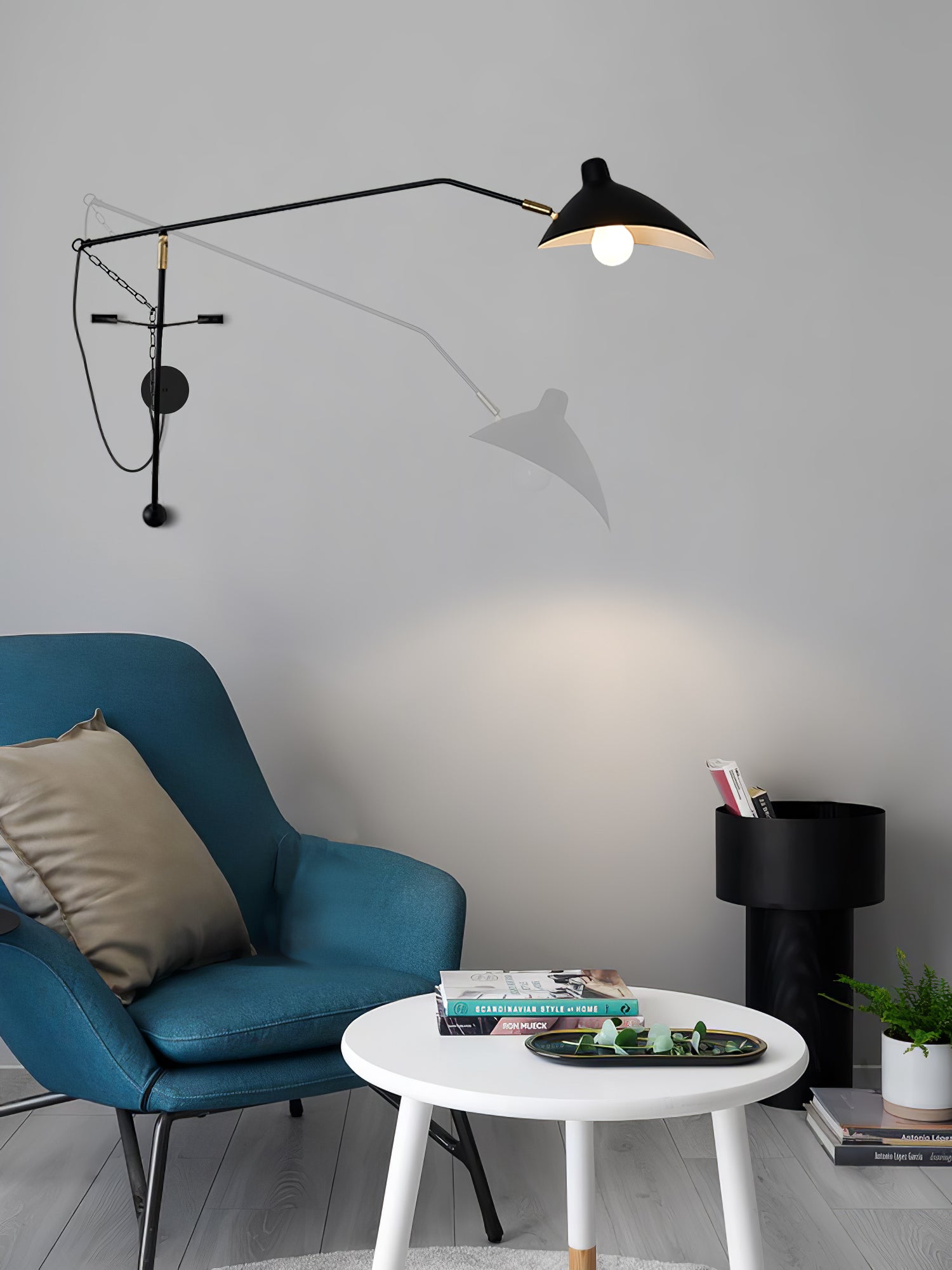 Ivsolarae Modern Minimalist Arm Wall Lamp - Letslighting