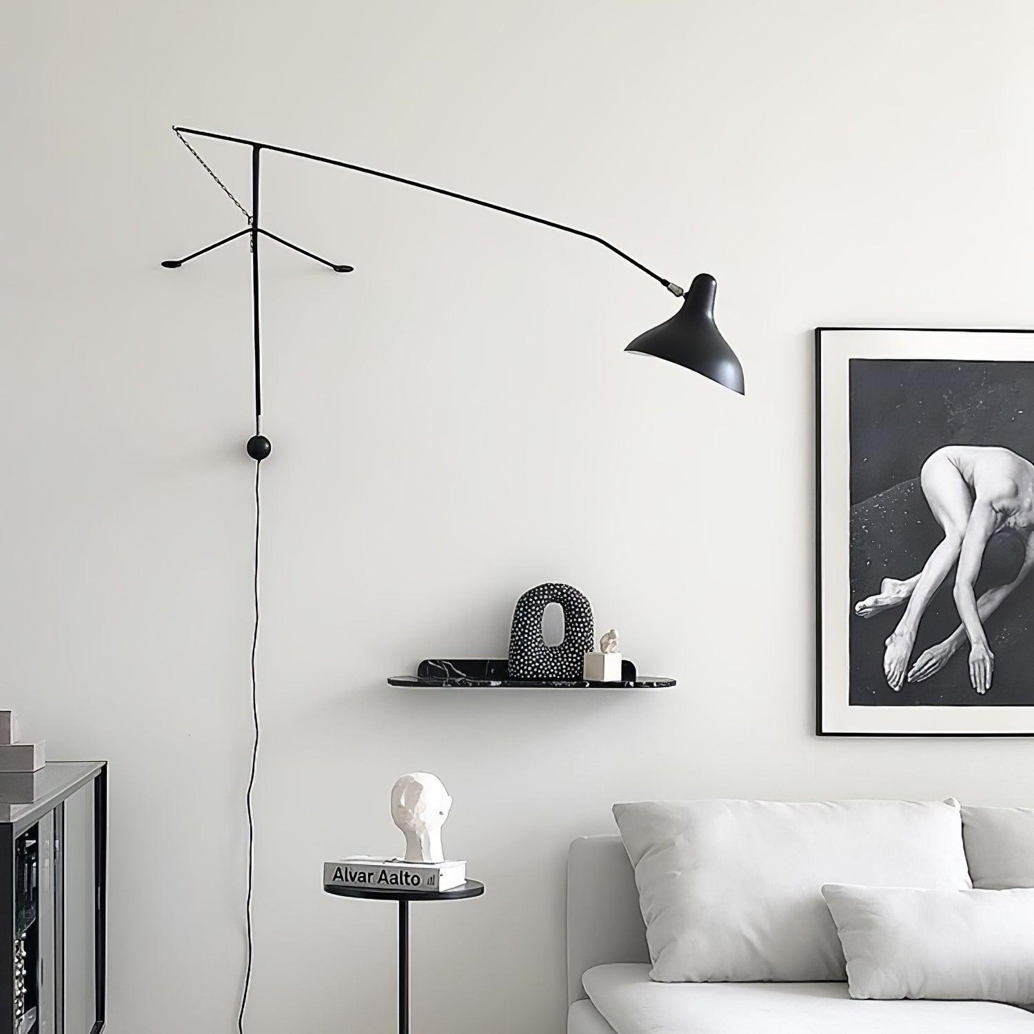 Ivsolarae Modern Minimalist Arm Wall Lamp - Letslighting