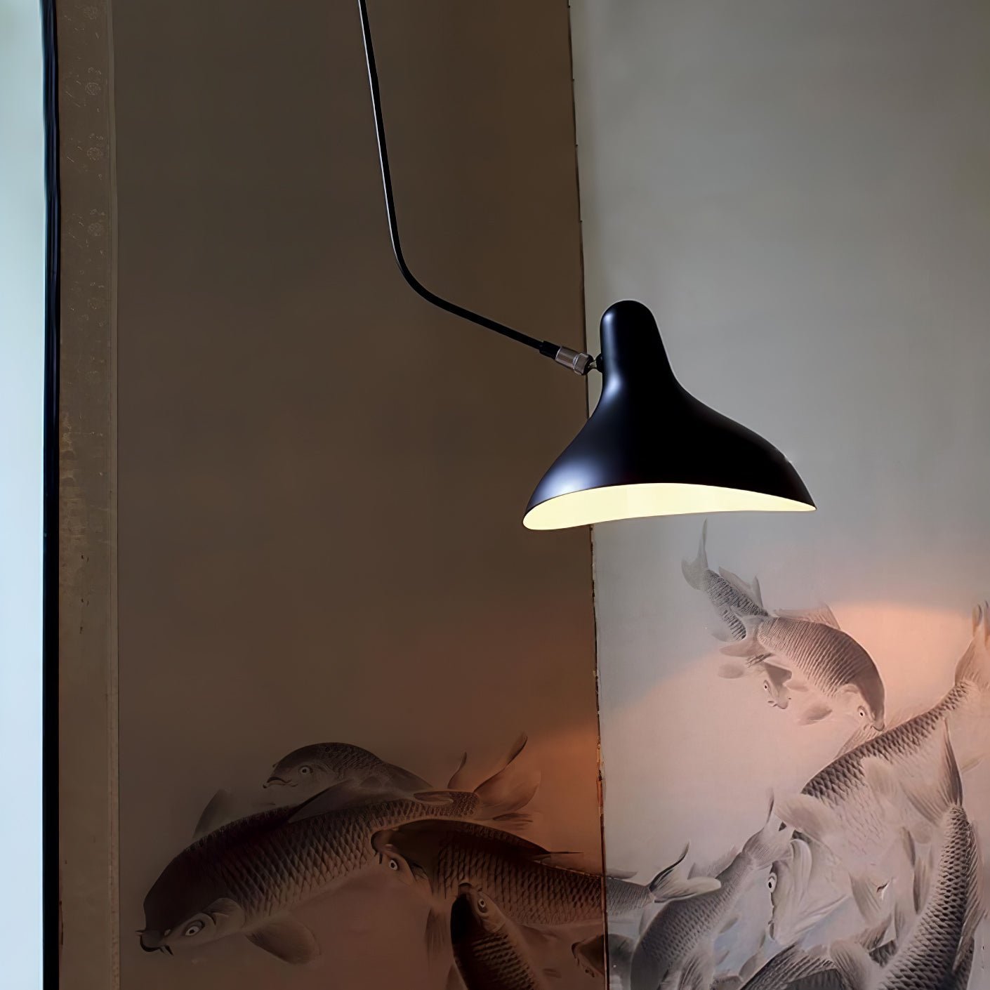 Ivsolarae Modern Minimalist Arm Wall Lamp - Letslighting