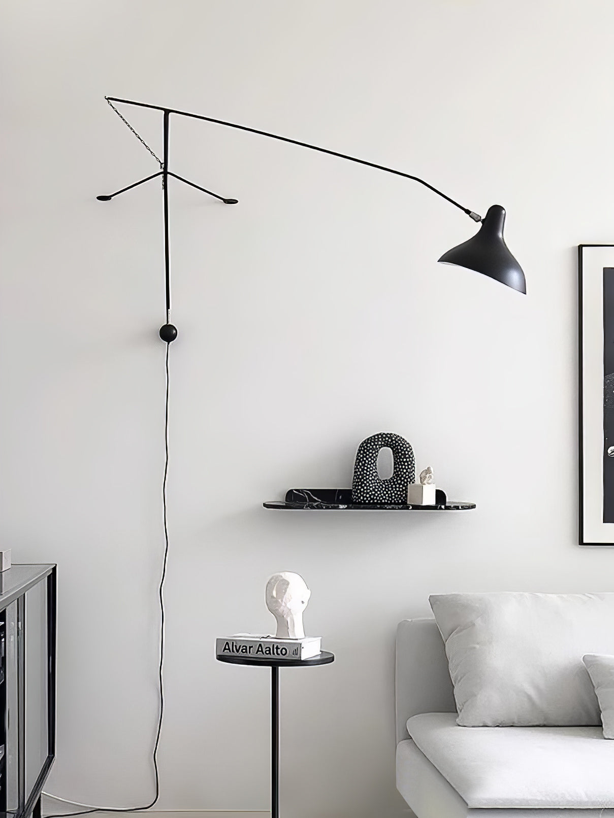 Ivsolarae Modern Minimalist Arm Wall Lamp - Letslighting