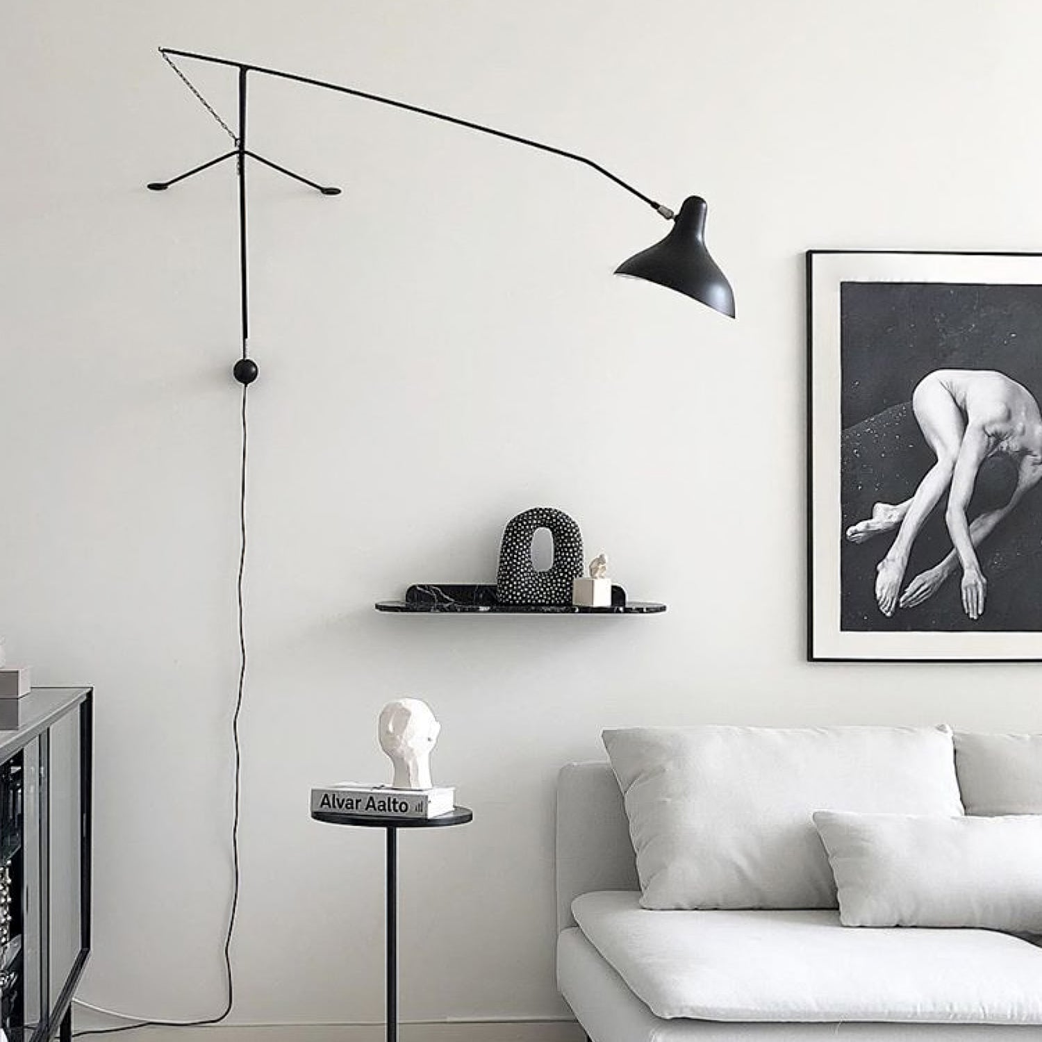 Ivsolarae Modern Minimalist Arm Wall Lamp - Letslighting