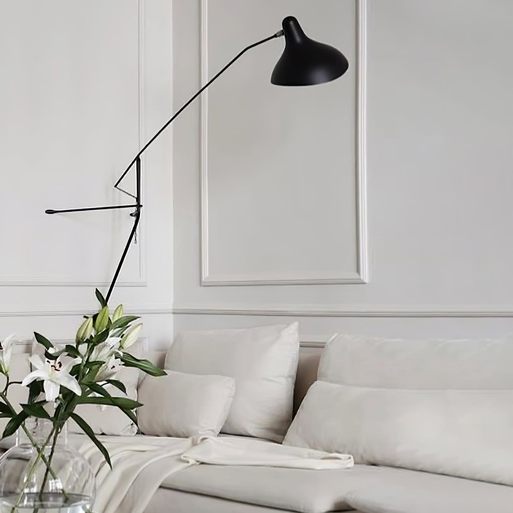 Ivsolarae Modern Minimalist Arm Wall Lamp - Letslighting