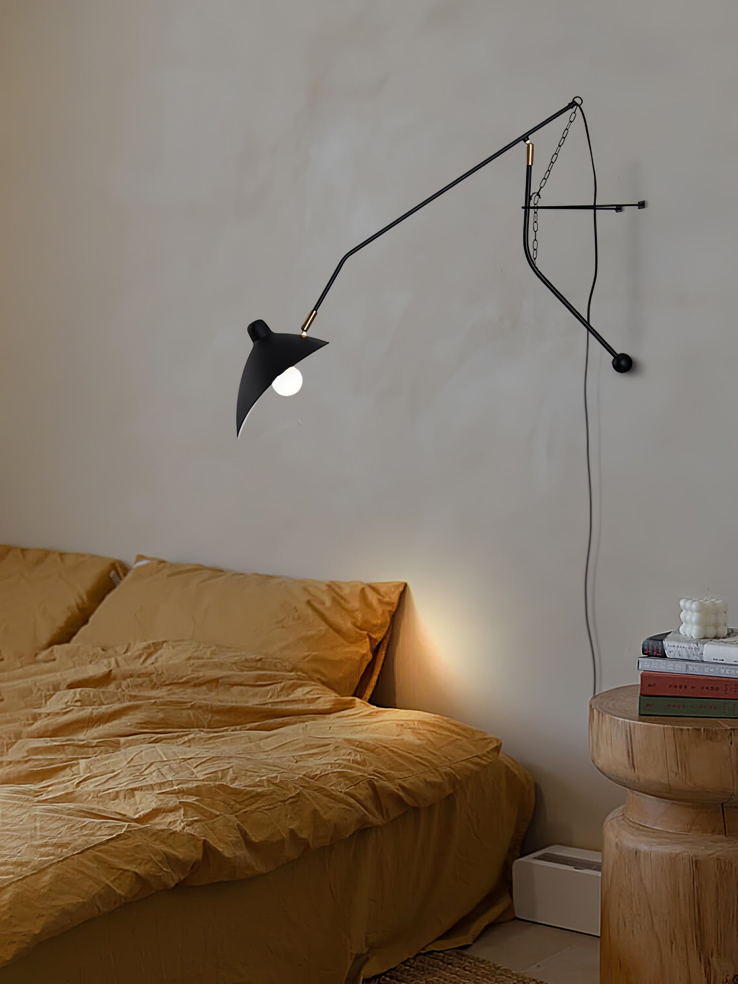 Ivsolarae Modern Minimalist Arm Wall Lamp - Letslighting