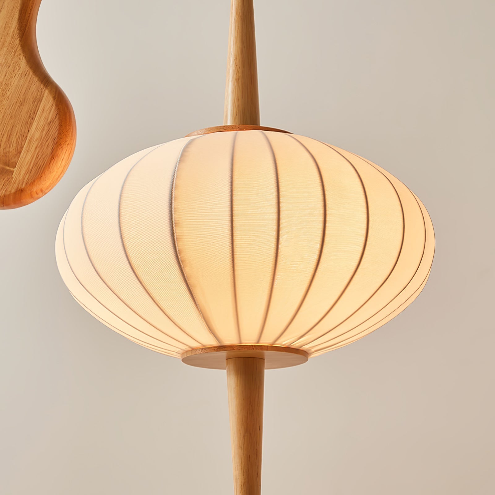 Orzoril Mid Century Wooden Floor Lamp - Letslighting