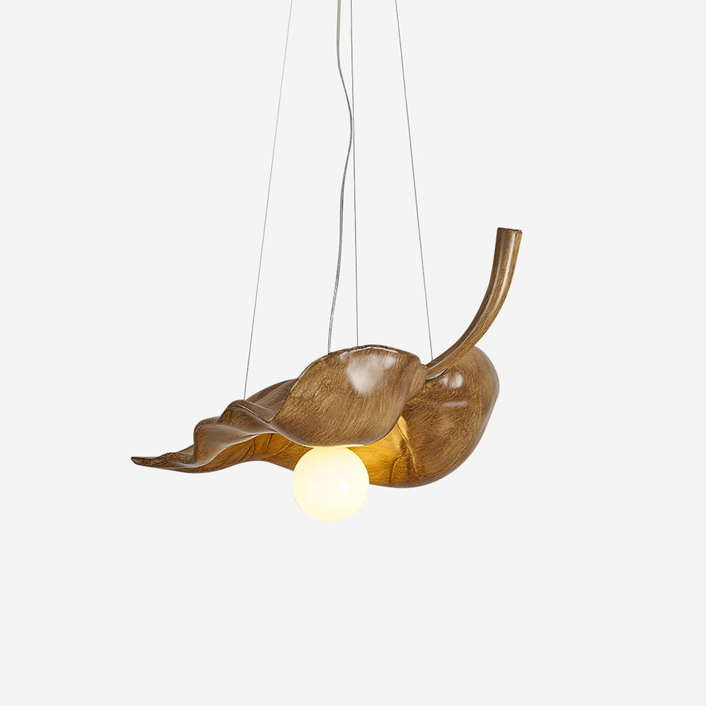 Maple Leaf Pendant Lamp Resin Organic Elegance - Letslighting