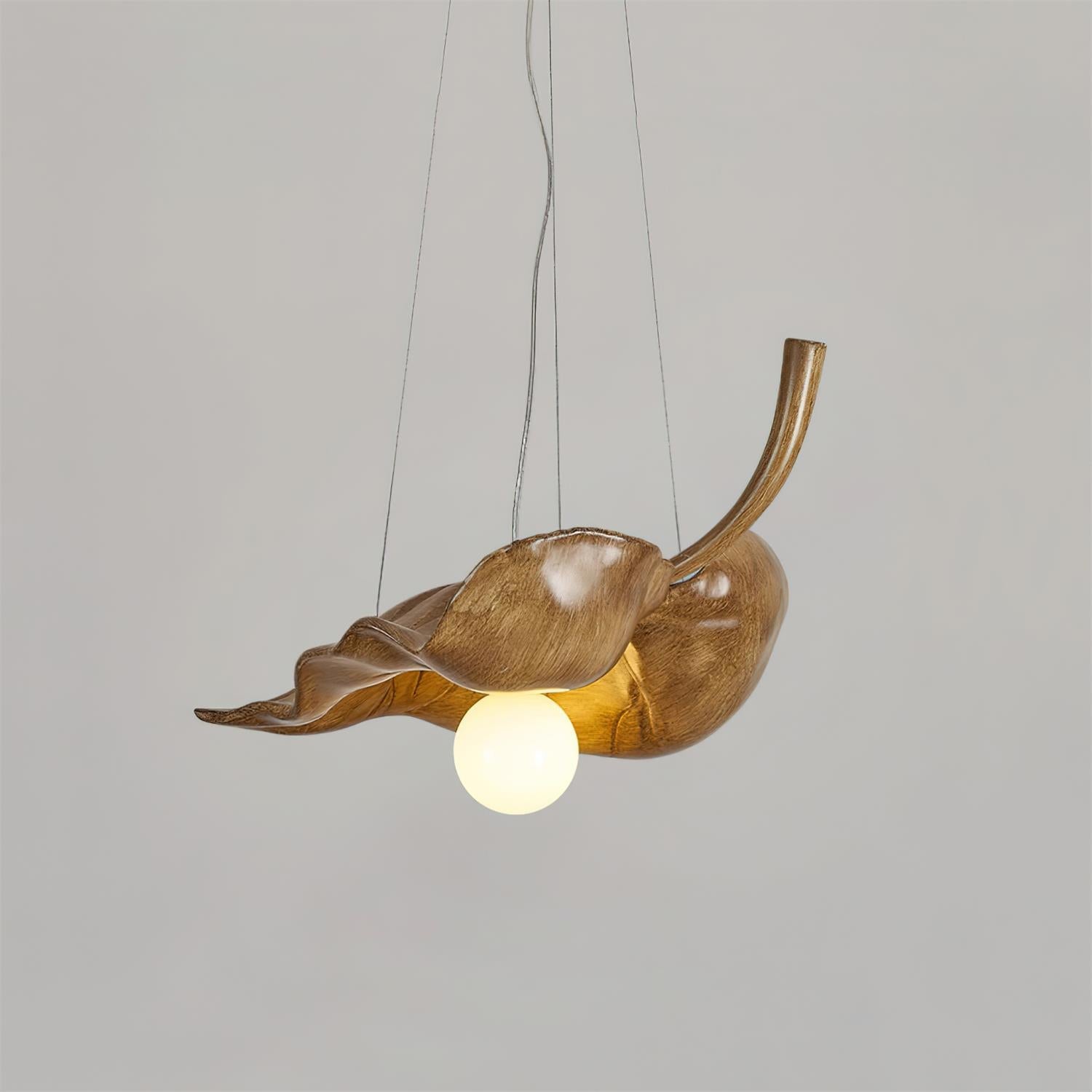 Maple Leaf Pendant Lamp Resin Organic Elegance - Letslighting