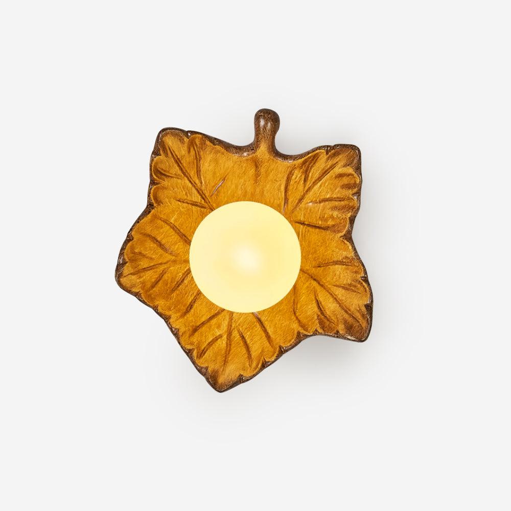 Maple Leaf Wall Light Elegant Organic - Letslighting