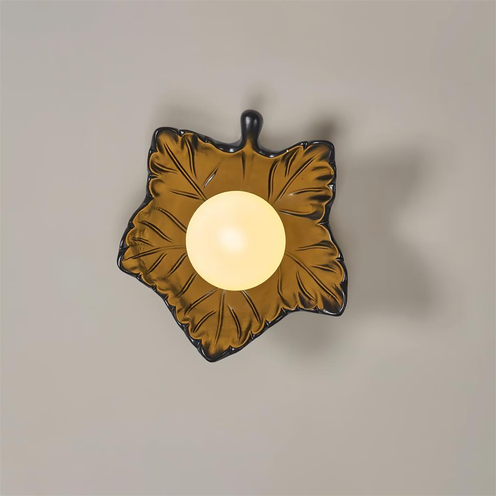 Maple Leaf Wall Light Elegant Organic - Letslighting