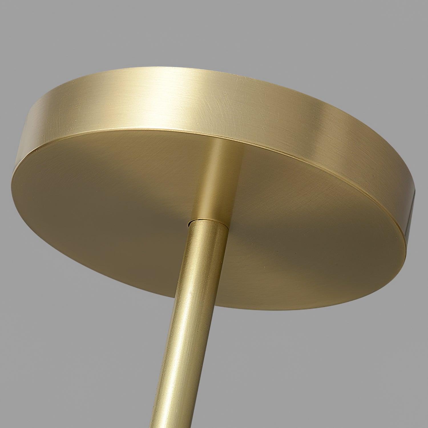 Covynel Mid-Century Brass Chandelier - Letslighting